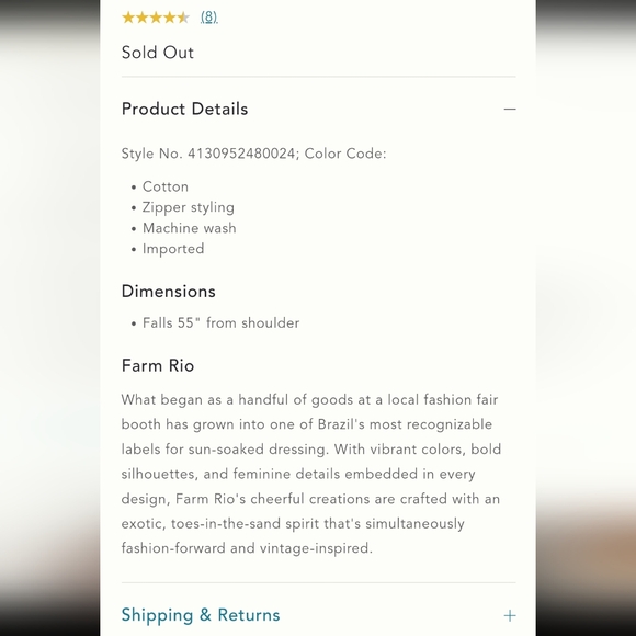 Farm Rio size (M) - Picture 9 of 9